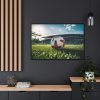 88289-204.jpg Soccer Ball On The Field Framed Canvas