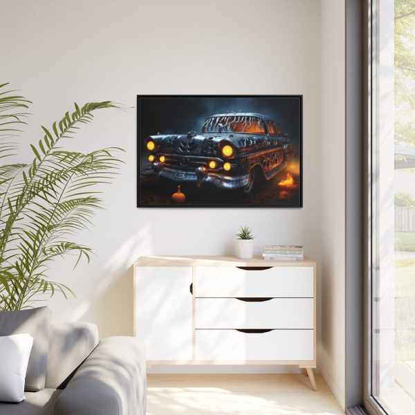 88289-208.jpg Halloween Car Framed Canvas