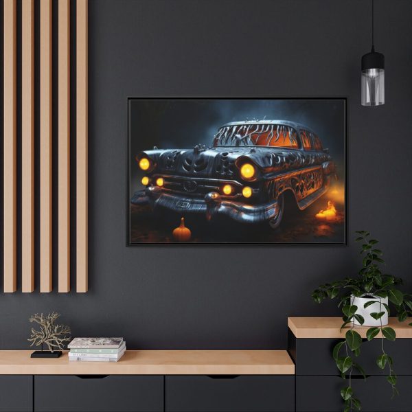 88289-209.jpg Halloween Car Framed Canvas