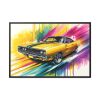 88289-231.jpg Hand-Painted Artistic Vintage Car Framed Canvas