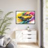 88289-233.jpg Hand-Painted Artistic Vintage Car Framed Canvas