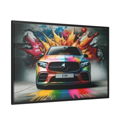 Mercedes Car Framed Canvas