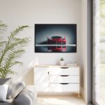 Sleek Red Sports Car Framed Canvas - Image 4
