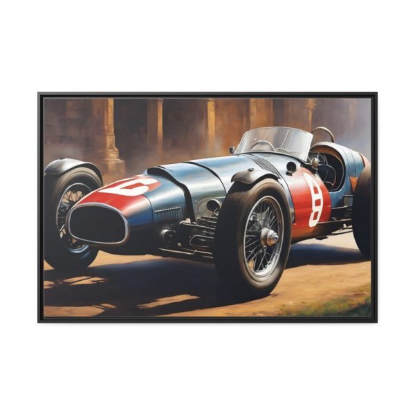88289-251.jpg Old Racing Vintage Car Framed Canvas
