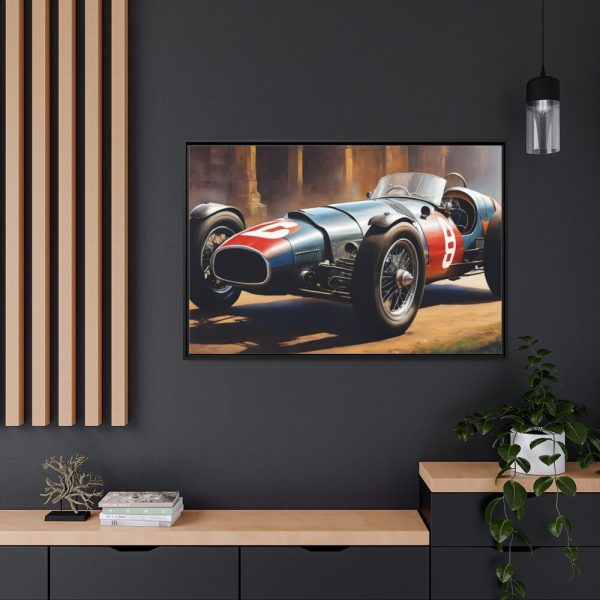 88289-254.jpg Old Racing Vintage Car Framed Canvas