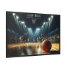 88289-280.jpg Energy and Excitement of a Basketball Game Framed Canvas