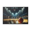 88289-281.jpg Energy and Excitement of a Basketball Game Framed Canvas