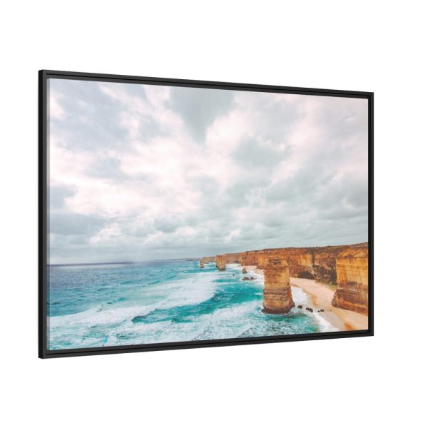88289-290.jpg Seashore at Twelve Apostles Framed Canvas