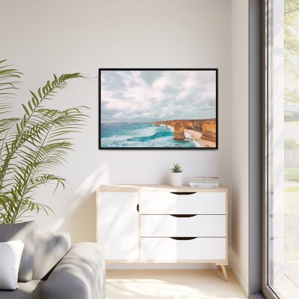 88289-293.jpg Seashore at Twelve Apostles Framed Canvas