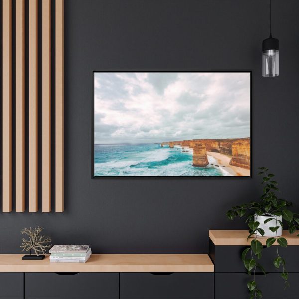 88289-294.jpg Seashore at Twelve Apostles Framed Canvas