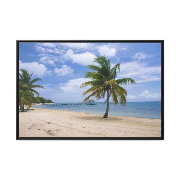 88289-306.jpg Coast With Palm Tree Framed Canvas