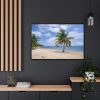 88289-309.jpg Coast With Palm Tree Framed Canvas