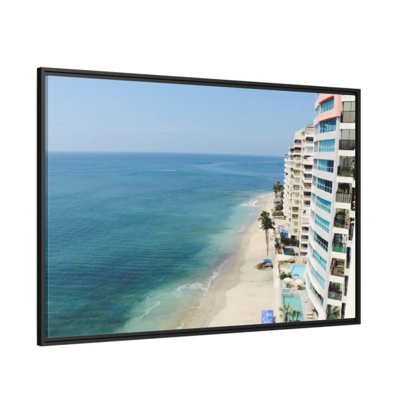 88289-310.jpg Hotels by the Beach Framed Canvas