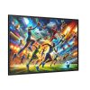 Sport Scene Capturing the Excitement and Energy of Athletes Framed Canvas