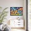Sport Scene Capturing the Excitement and Energy of Athletes Framed Canvas