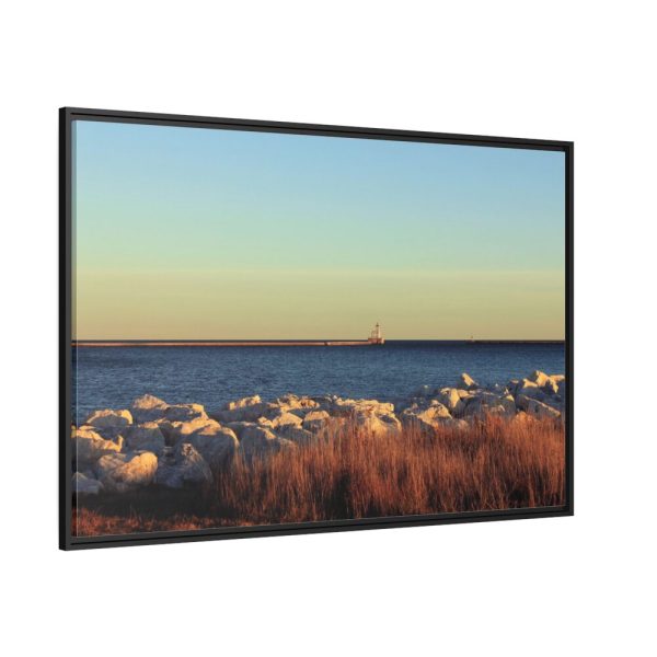 88289-340.jpg Coast in Sunset II Framed Canvas