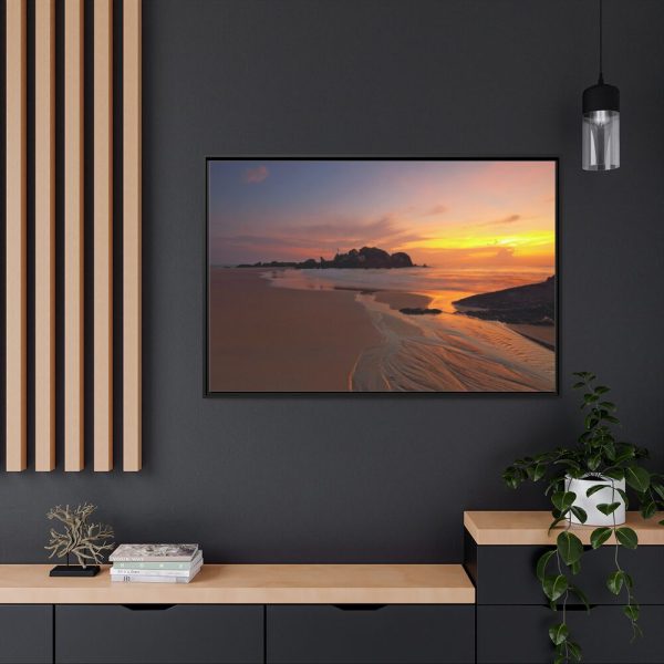 88289-354.jpg Sunrise Sleeping Giant Seascape Framed Canvas