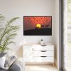 88289-38.jpg Horse Silhouette During Sunset Framed Canvas