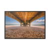 88289-386.jpg Pier Jetty Wooden Beach Framed Canvas