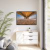 88289-388.jpg Pier Jetty Wooden Beach Framed Canvas