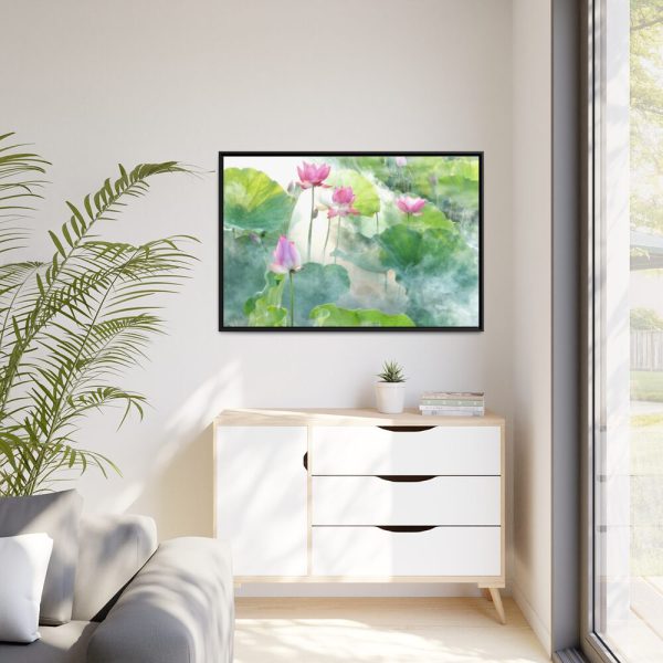88289-393.jpg Lotus Summer Framed Canvas