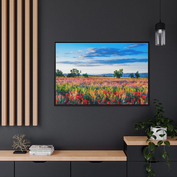 88289-404.jpg Red Poppy Field Framed Canvas