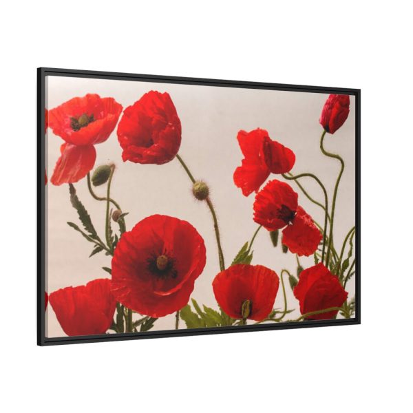 88289-405.jpg Red Poppy Framed Canvas