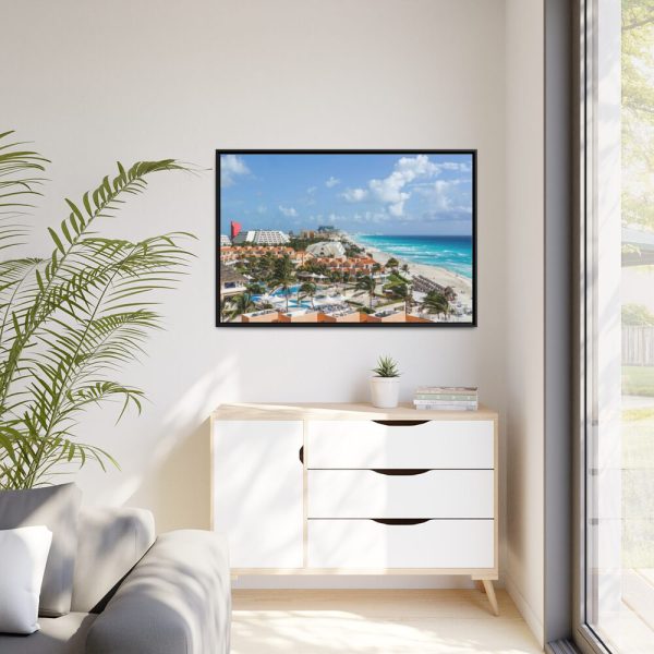 88289-413.jpg Cancun Mexico Tropical Beach Framed Canvas