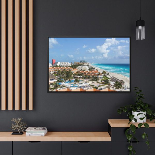 88289-414.jpg Cancun Mexico Tropical Beach Framed Canvas