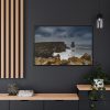 88289-419.jpg Coastline Ocean Cliffs Framed Canvas