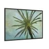 88289-450.jpg Vintage Palm Tree Canopy And Sky Framed Canvas