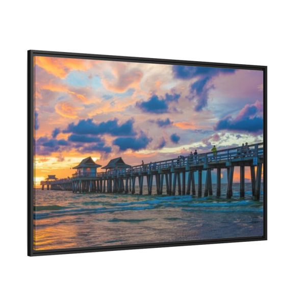 88289-455.jpg Naples Pier, Florida Framed Canvas