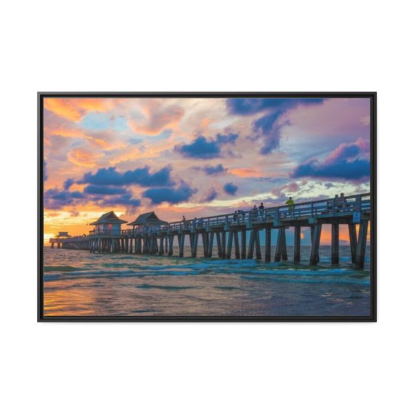 88289-456.jpg Naples Pier, Florida Framed Canvas