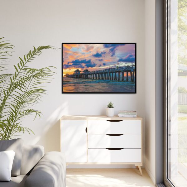 88289-458.jpg Naples Pier, Florida Framed Canvas