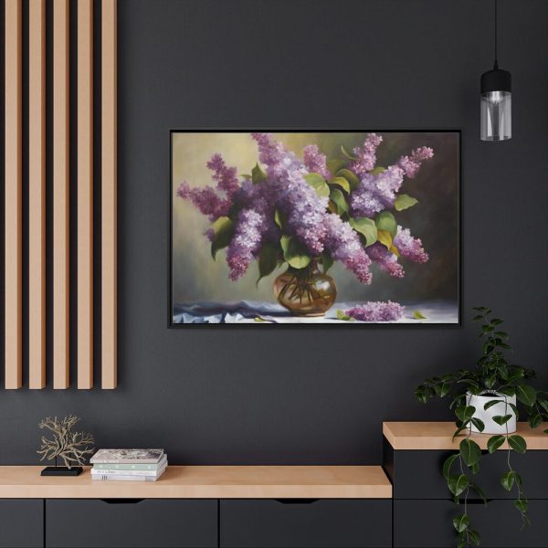 88289-464.jpg Still Life Lilac Flowers Framed Canvas