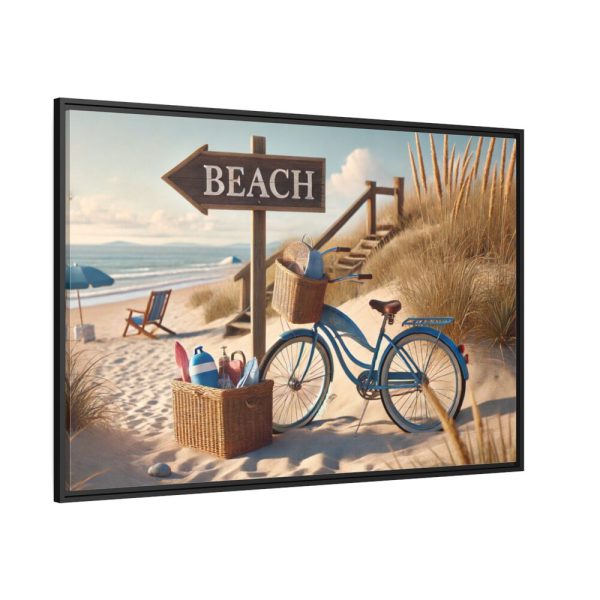 88289-470.jpg Peaceful Beach Scene Framed Canvas