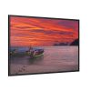 Sunset Beach Framed Canvas