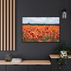 88289-509.jpg Beautiful Red Field Framed Canvas
