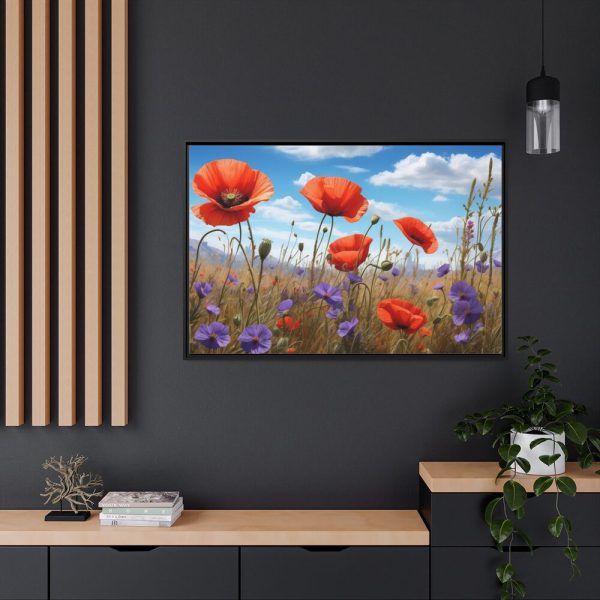 88289-514.jpg Wildflowers Meadow Framed Canvas