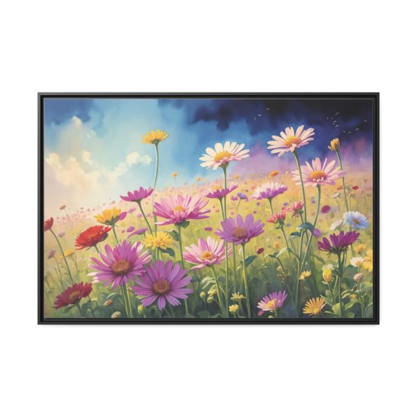 88289-516.jpg Wildflowers on Rough Texture Framed Canvas