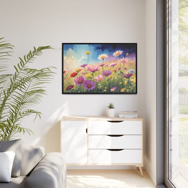 88289-518.jpg Wildflowers on Rough Texture Framed Canvas