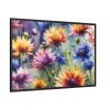 Cornflowers Wildflowers Framed Canvas