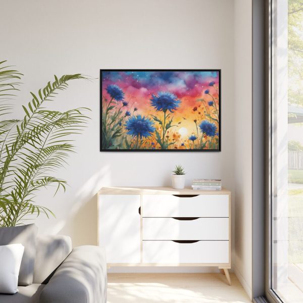 88289-538.jpg Flower Meadow Cornflowers Art Framed Canvas