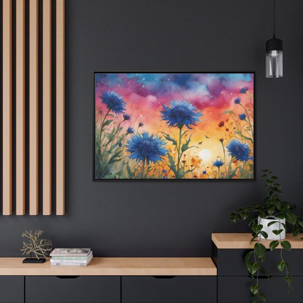 88289-539.jpg Flower Meadow Cornflowers Art Framed Canvas