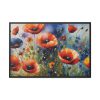 88289-541.jpg Poppies Flowers Wildflowers Framed Canvas
