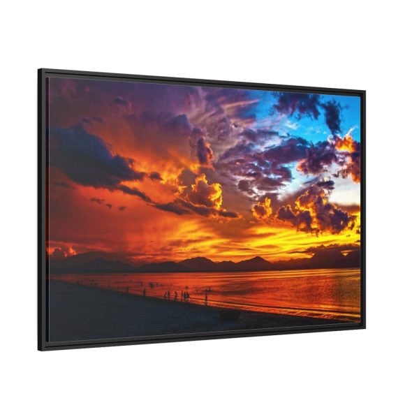 88289-55.jpg Burning Sky Framed Canvas