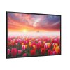 88289-550.jpg Tulip Field In The Morning Framed Canvas