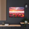 88289-554.jpg Tulip Field In The Morning Framed Canvas