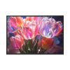 88289-571.jpg Beautiful Pink Tulips Flowers Framed Canvas
