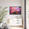 88289-573.jpg Beautiful Pink Tulips Flowers Framed Canvas